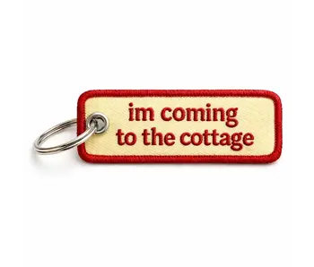 Heated Rivalry - I'm Coming To the Cottage - Embroidered Key