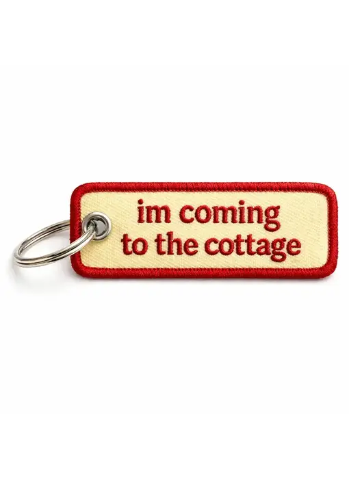 Heated Rivalry - I'm Coming To the Cottage - Embroidered Key
