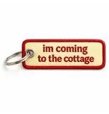 Unexpected Flair Heated Rivalry - I'm Coming To the Cottage - Embroidered Key