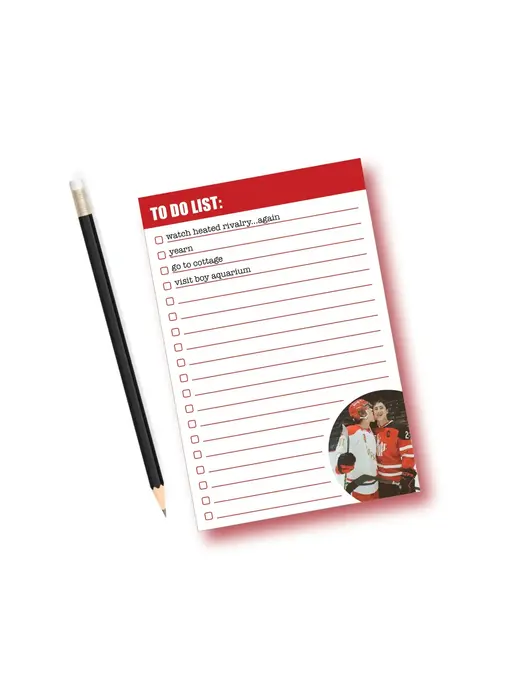 Heated Rivalry - To Do List Notepad
