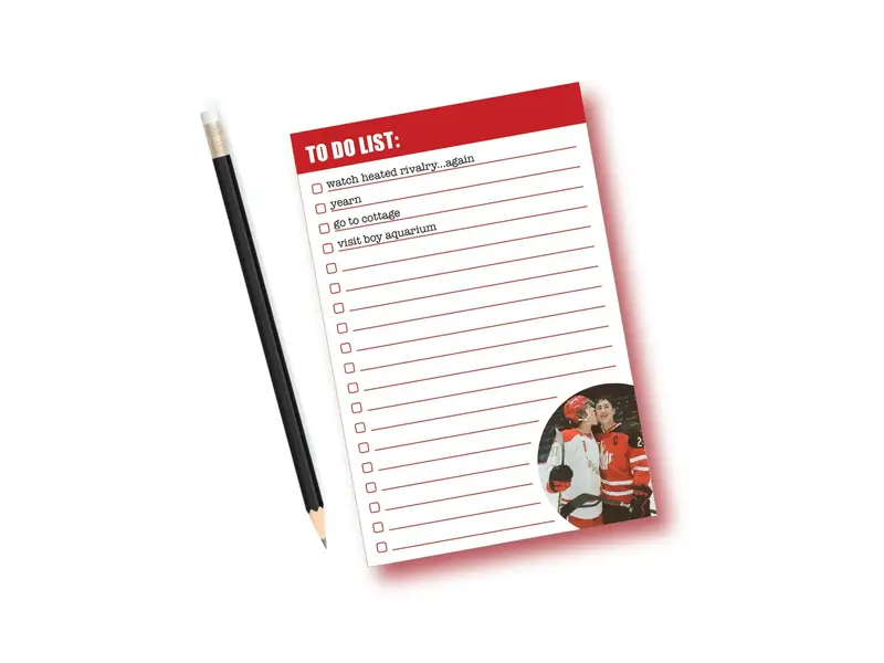 Unexpected Flair Heated Rivalry - To Do List Notepad