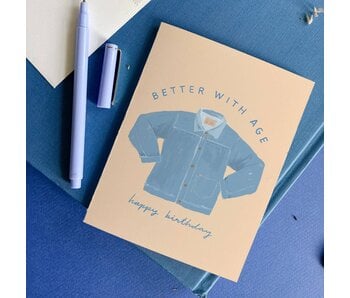 Denim Birthday – Vintage Denim Birthday Card