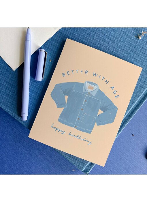 Denim Birthday – Vintage Denim Birthday Card