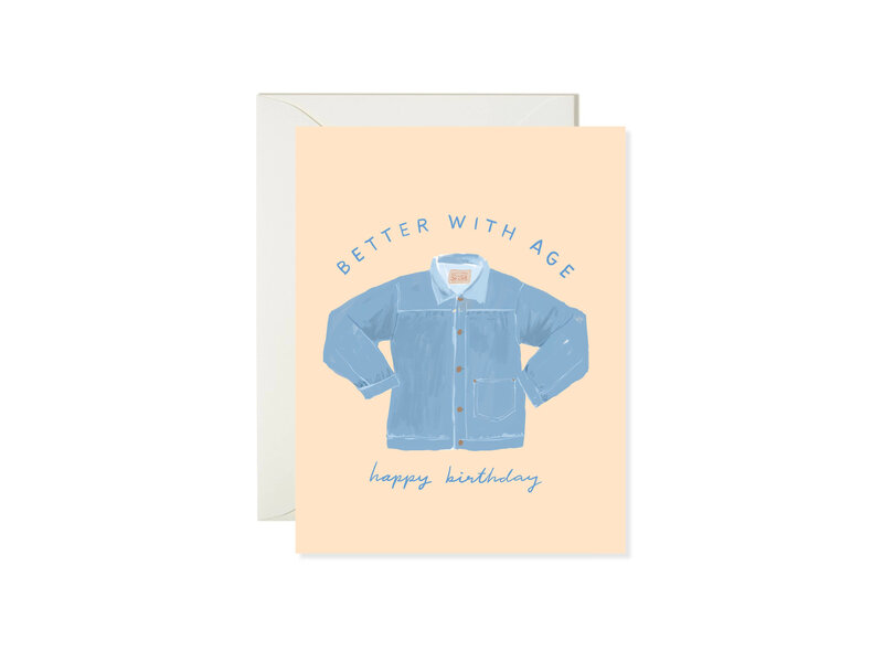 Karen Schipper Denim Birthday – Vintage Denim Birthday Card