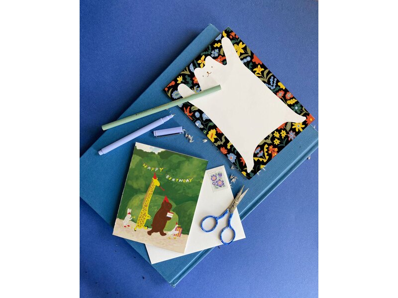 Karen Schipper Birthday Parade – Woodland Animal Birthday Card