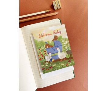 Farm Baby Card – Sweet Animal Welcome Baby Card