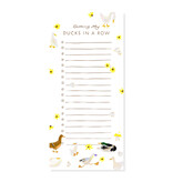 Karen Schipper Ducks in a Row Listpad – Cute Magnetic To Do List Pad