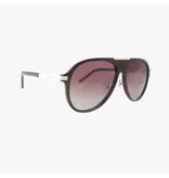 Kohv Eyewear Aura Plum Polarized Fashion Aviator Sunglasses