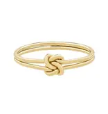Ofina Jewelry R36: Double Knot GF Ring