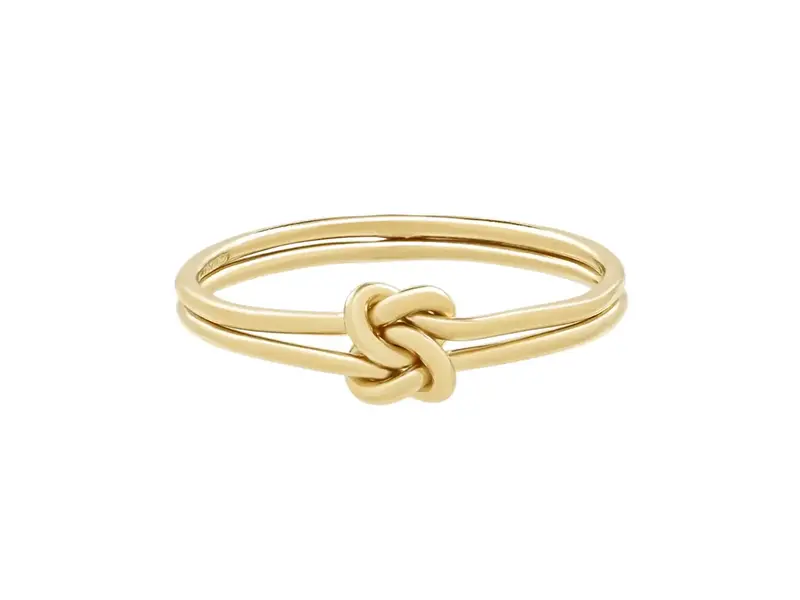 Ofina Jewelry R36: Double Knot GF Ring