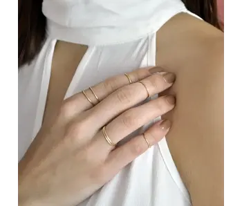 R81: Plain Thin GF Ring
