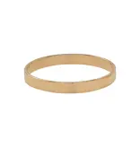 Ofina Jewelry R142: Thick Smooth Band GF Ring