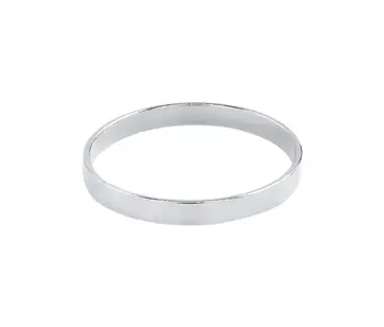 R142: Thick Smooth Band SS Ring