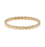 Ofina Jewelry R227: Thin Flat Beaded GF Ring