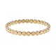 R227: Thin Flat Beaded GF Ring