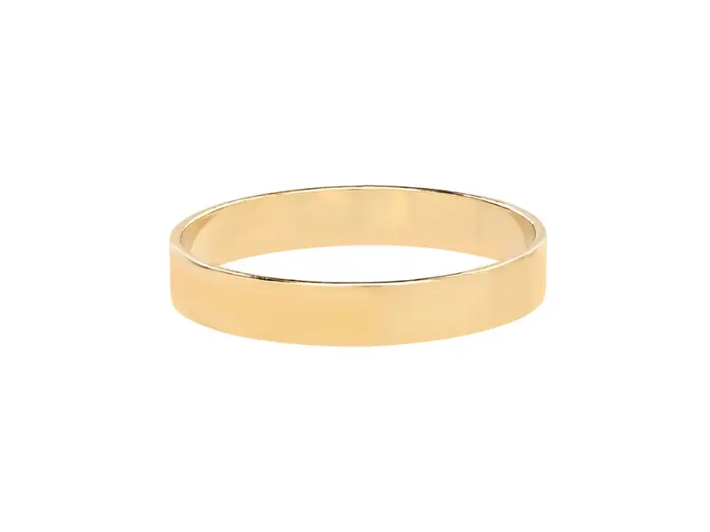 Ofina Jewelry R234: Bold Smooth Band GF Ring