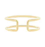 Ofina Jewelry R268: Double Open Band Ring