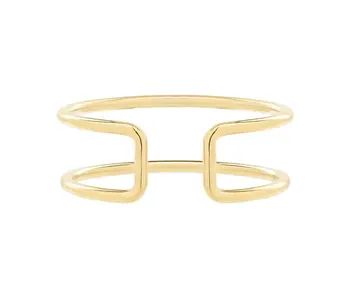 R268: Double Open Band Ring