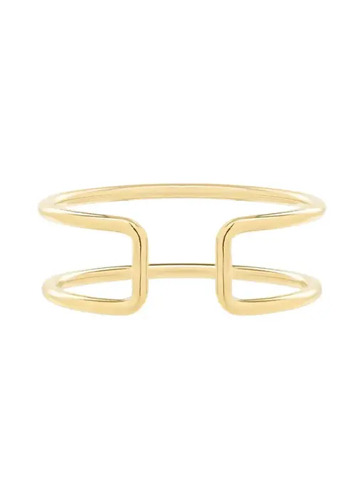 R268: Double Open Band Ring