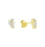 Ofina Jewelry E1117: CZ Multi-Shape Studs, GV