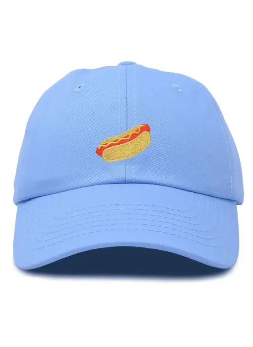 Dalix Hot Dog Hat Embroidered