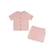 Emily Pointelle Baby Shirt & Shorts Set (Organic Cotton)