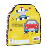 Floss and Rock Cars 12pc Shaped Jigsaw Puzzle with Shaped Box