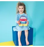 Floss and Rock Cars 12pc Shaped Jigsaw Puzzle with Shaped Box