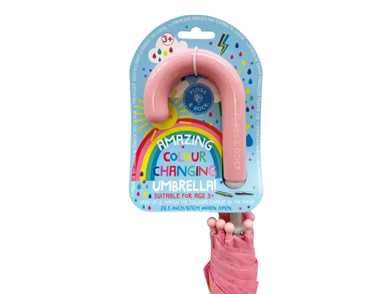 Floss and Rock Rainbow Fairy Transparent Color Changing Umbrella