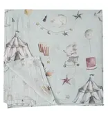 Ali + Oli Bamboo Muslin Swaddle Blanket (Circus)