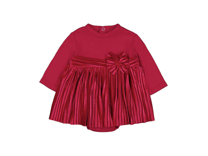 Mayoral Red longsleeve dress