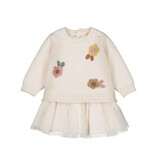 Cream Tulle Dress