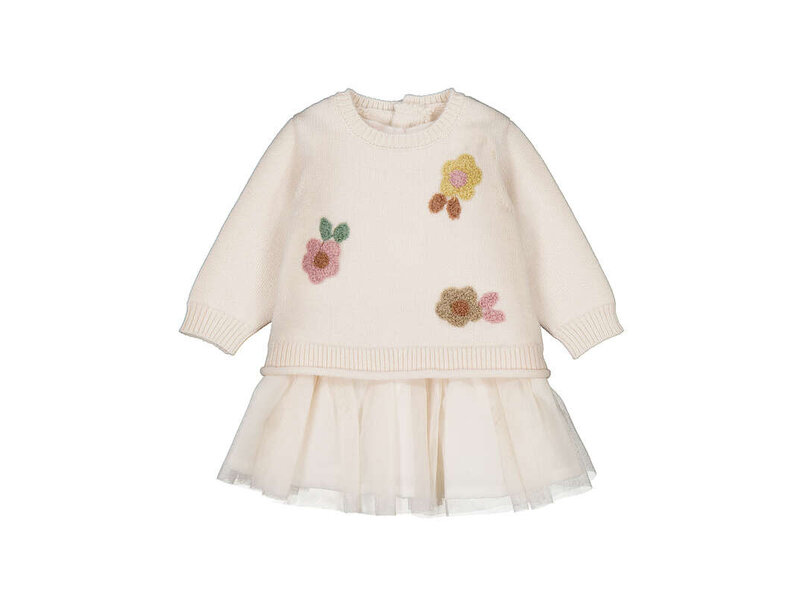 Cream Tulle Dress