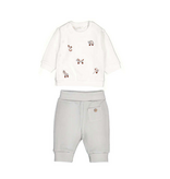 Knit set - grey pants