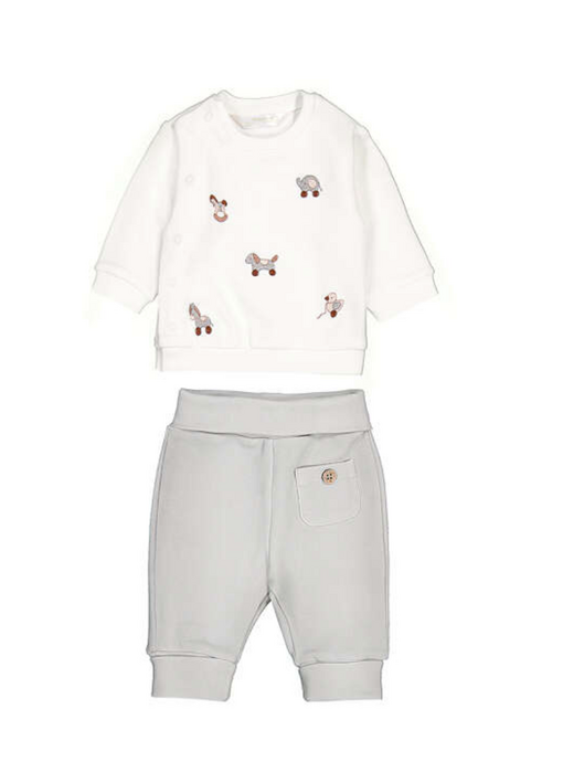 Knit set - grey pants