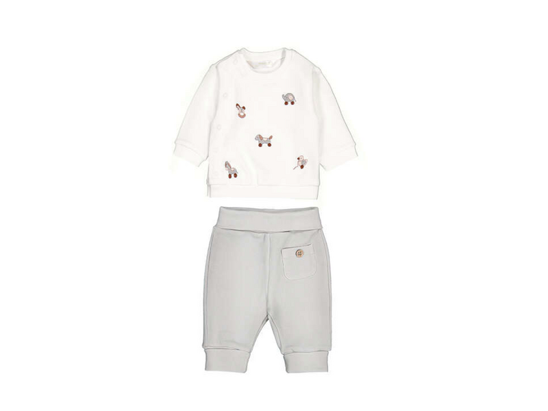 Knit set - grey pants