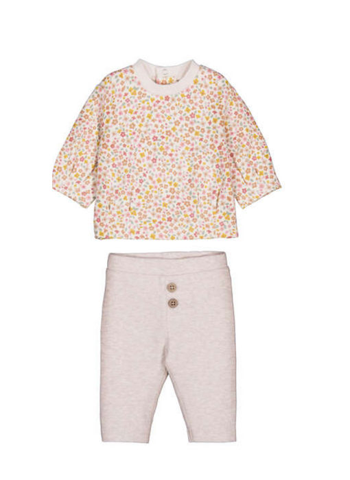 Oat 4 pcs legging set - button pants