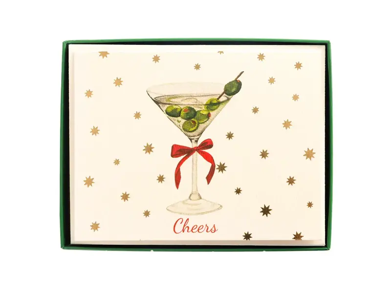 Graphique De France Cheers Holiday Boxed Cards