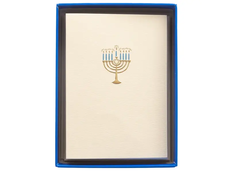 Graphique De France La Petite Noel Menorah Holiday Boxed Cards
