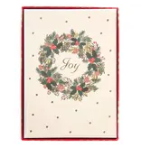 Graphique De France Joy Wreath Holiday Boxed Cards