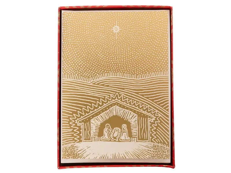 Graphique De France Nativity Scene Holiday Boxed Cards