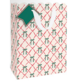 Graphique De France Bows Holiday Large Gift Bag