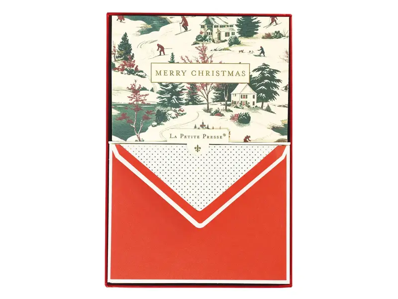 Graphique De France La Petite Noel Scene Holiday Boxed Correspondence Notes