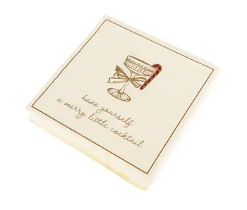 Cocktail Holiday Napkins