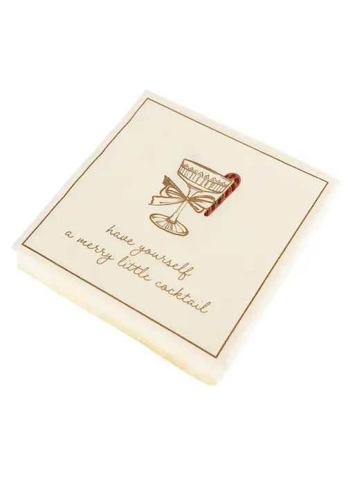 Cocktail Holiday Napkins