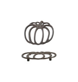 Creative Co-OP Cast Iron Pumpkin Shaped Trivet