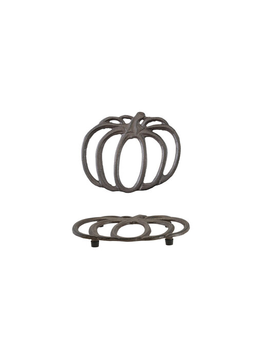 Cast Iron Pumpkin Shaped Trivet