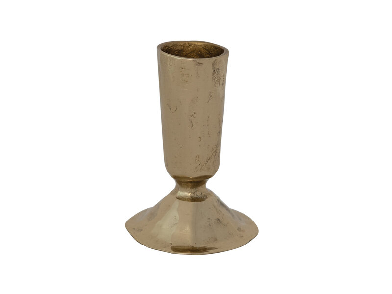 Creative Co-OP Hand-Forged Iron Taper Holder, Brass Finish