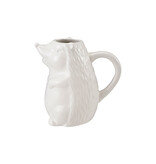 Creative Co-OP 12 oz. Ceramic Hedgehog Shaped Creamer, White