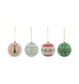 Creative Co-OP Decoupage Ball Ornament with Holiday Image/Word, 4 Styles ©
